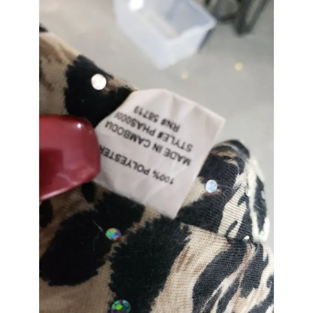 Notations Leopard Cheetah Animal Print‎ Women's Infinity Scarf